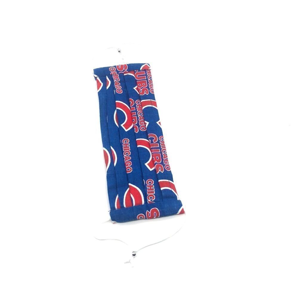 Chicago Cubs Face Mask 100% Cotton - Picture 3 of 4